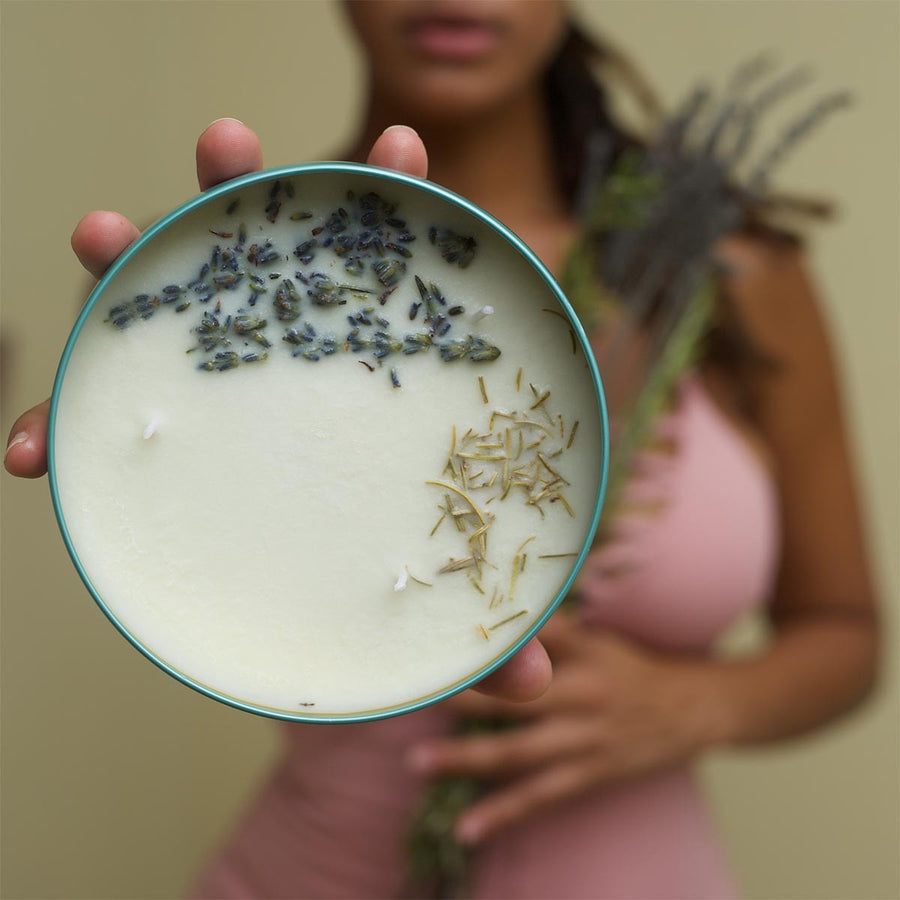 Sacred White Sage Lavender Scented Candle